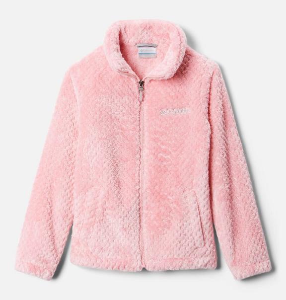 Columbia Fireside Sherpa Fleece Jacket Girls Pink USA (US904780)